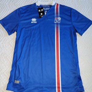 KSI ICELAND 2016 EURO HOME FOOTBALL SOCCER SHIRT JERSEY ERREA TRIKOT MENS XL